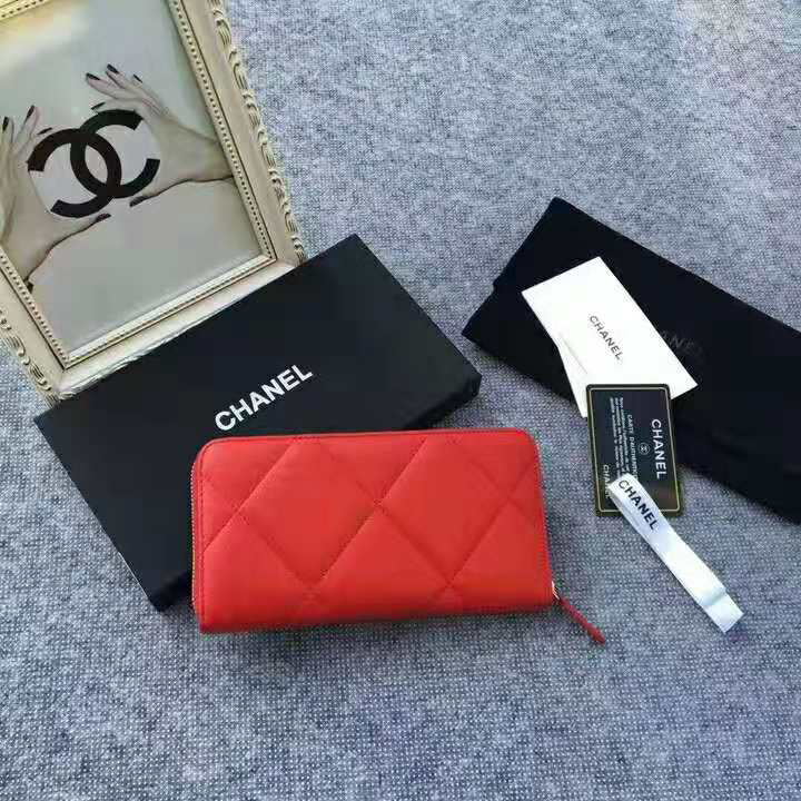 2020 Chanel 19 long zipped wallet