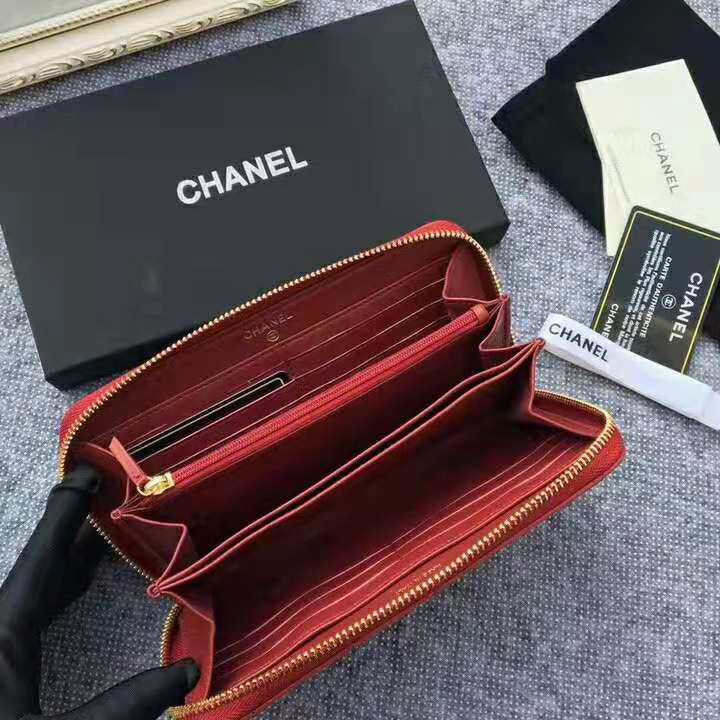 2020 Chanel 19 long zipped wallet