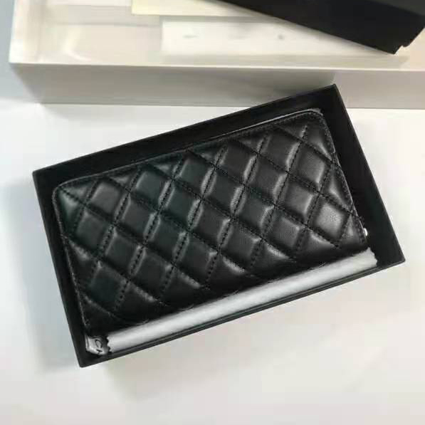 2020 Chanel Matelasse Zip Around Wallet