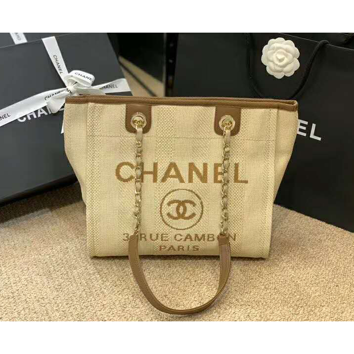 2020 Chanel Medium Tote Shopping Bag