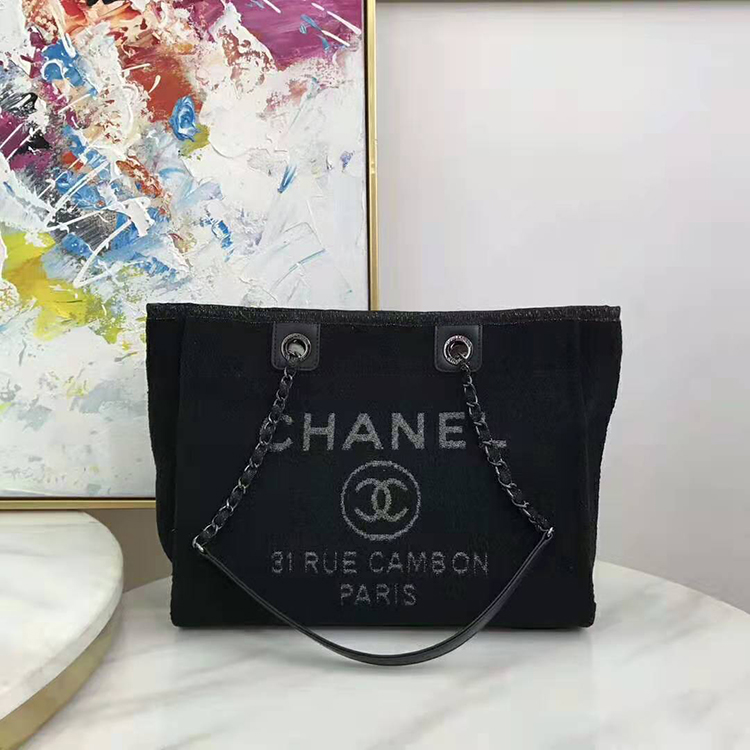 2020 Chanel Medium Tote Shopping Bag