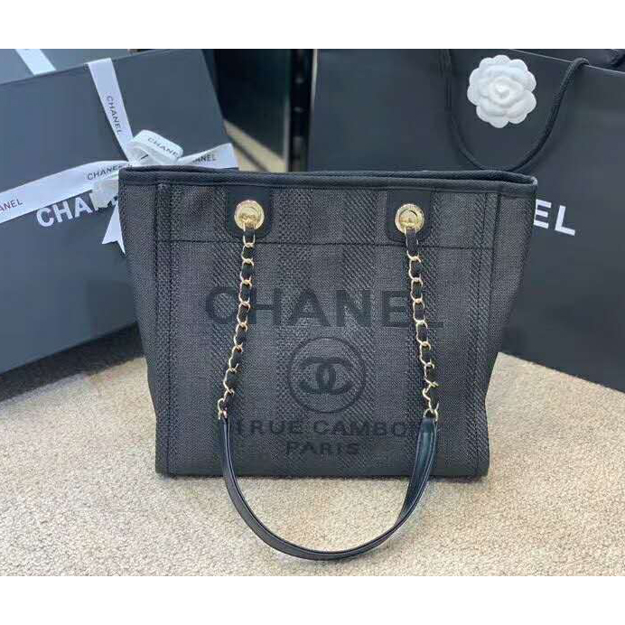 2020 Chanel Medium Tote Shopping Bag