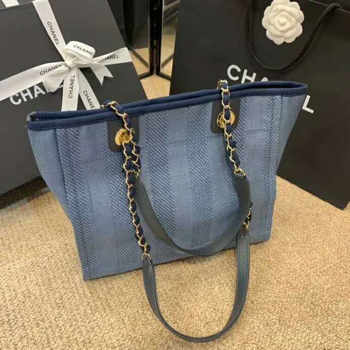 2020 Chanel Medium Tote Shopping Bag