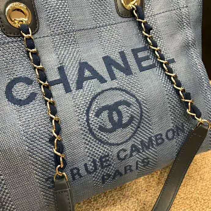 2020 Chanel Medium Tote Shopping Bag