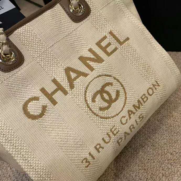 2020 Chanel Medium Tote Shopping Bag