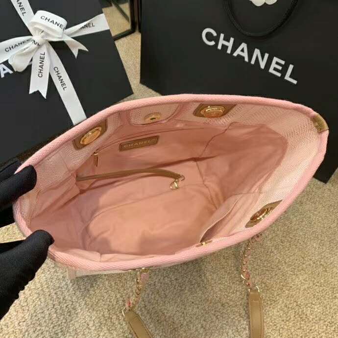 2020 Chanel Medium Tote Shopping Bag