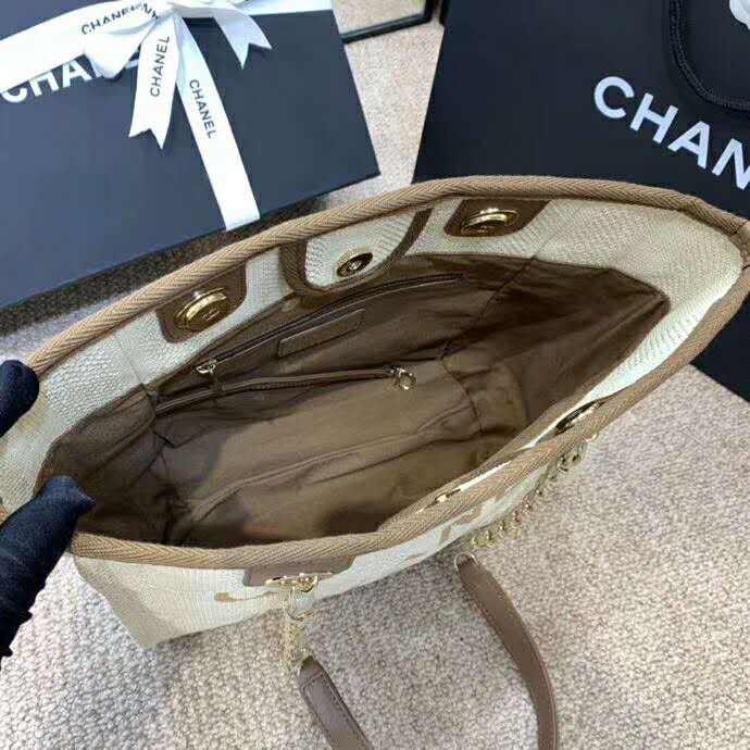 2020 Chanel Medium Tote Shopping Bag