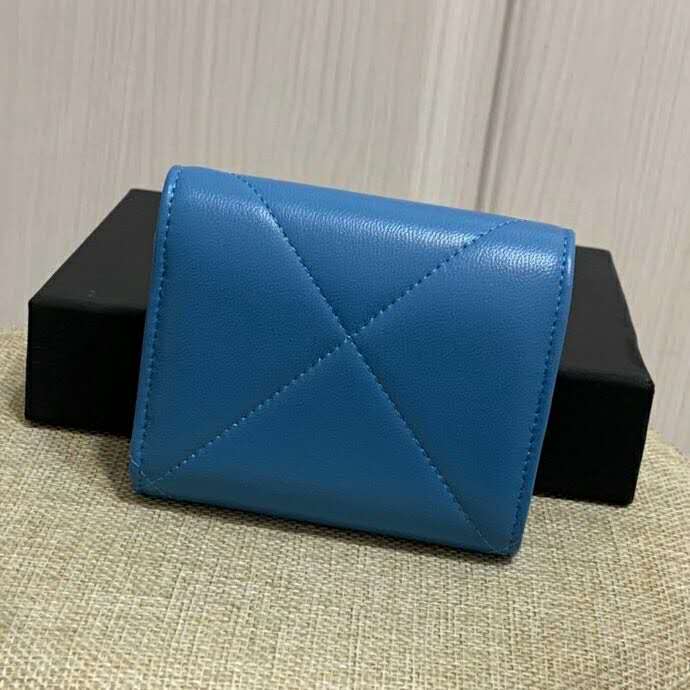 2020 Chanel Tri-fold short flap wallet