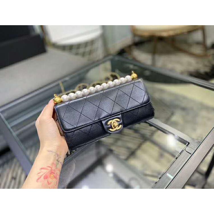 2020 Chanel clutch with chain