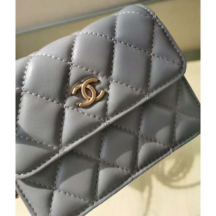 2020 Chanel clutch with chain