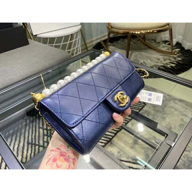 2020 Chanel clutch with chain