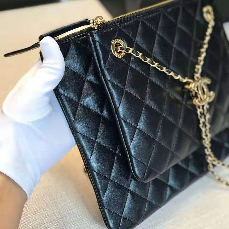 2020 Chanel clutch with chain