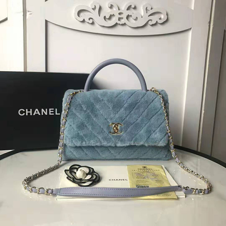 2020 Chanel flap bag with top handle