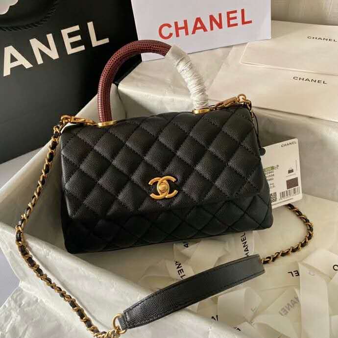 2020 Chanel flap bag with top handle