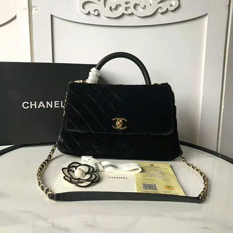 2020 Chanel flap bag with top handle