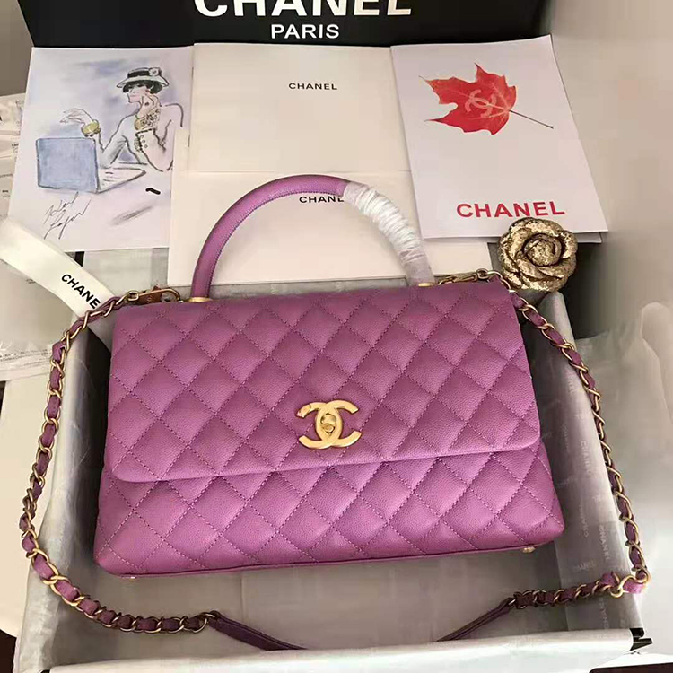 2020 Chanel flap bag with top handle