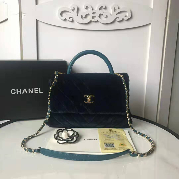 2020 Chanel flap bag with top handle