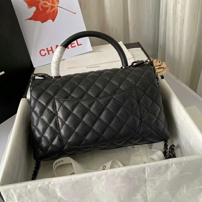 2020 Chanel flap bag with top handle