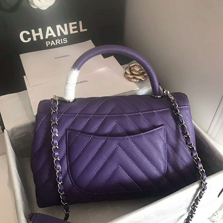 2020 Chanel flap bag with top handle