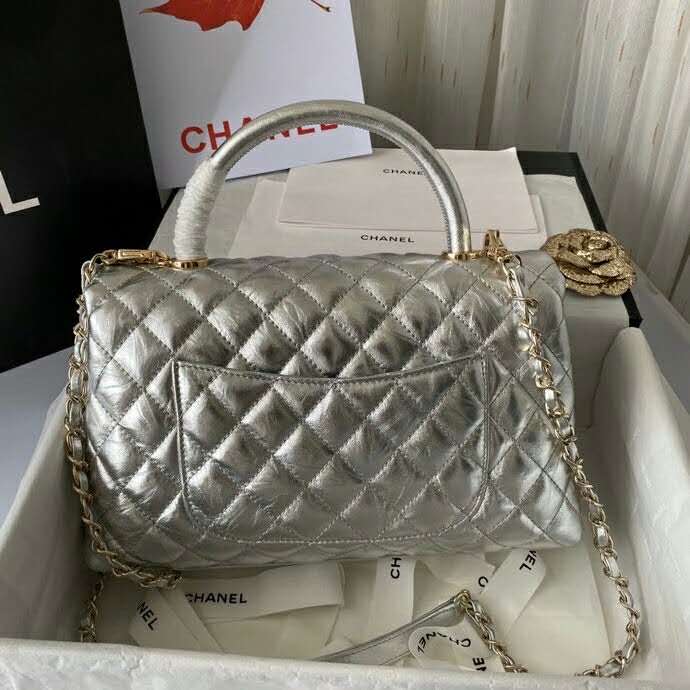 2020 Chanel flap bag with top handle