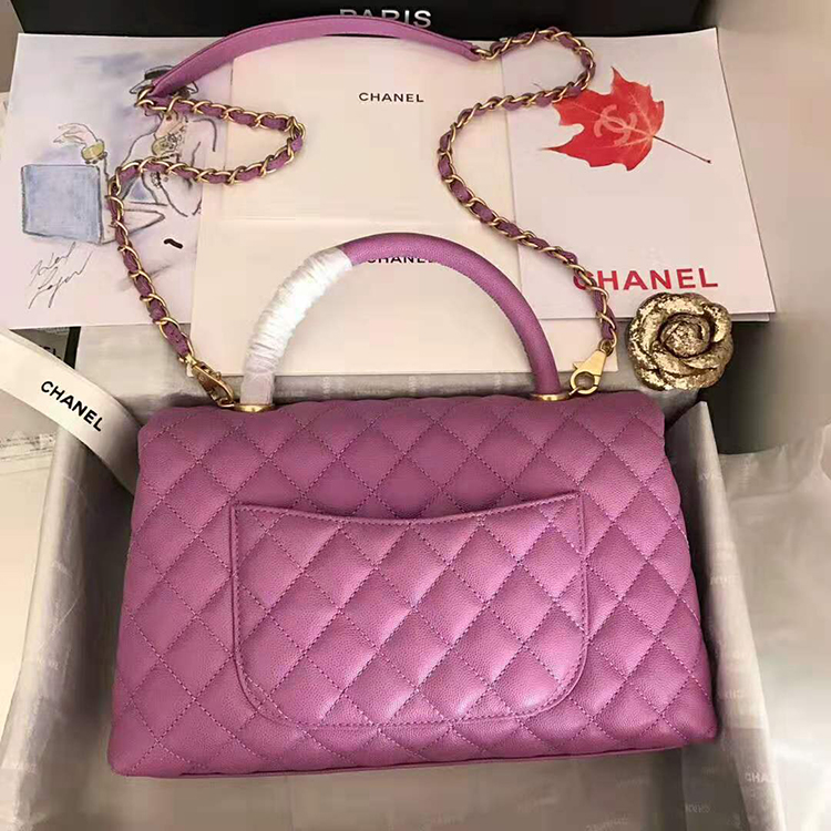 2020 Chanel flap bag with top handle