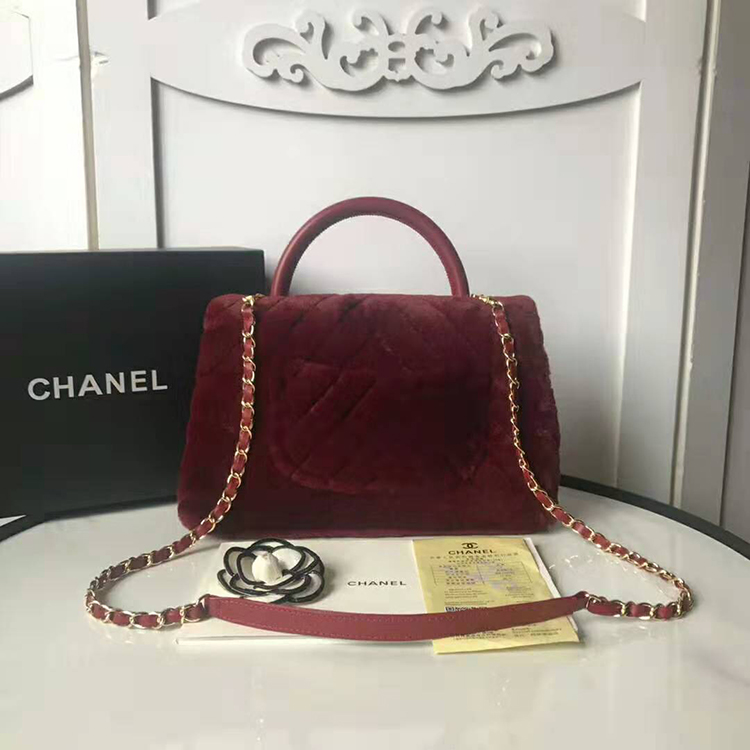 2020 Chanel flap bag with top handle