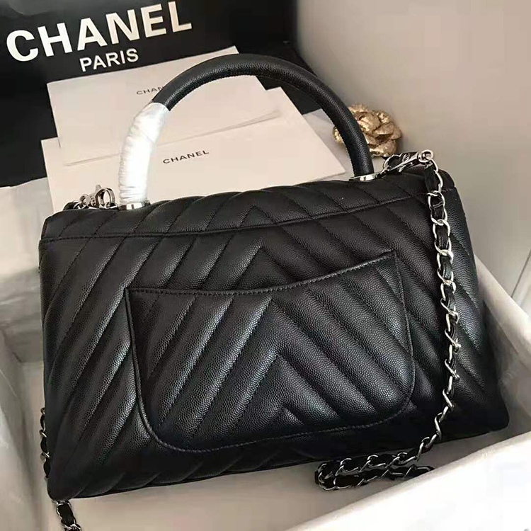 2020 Chanel flap bag with top handle