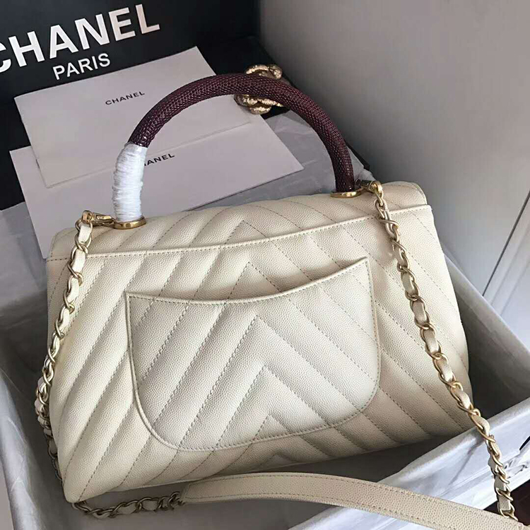 2020 Chanel flap bag with top handle