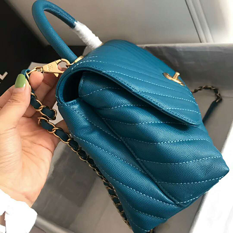 2020 Chanel flap bag with top handle