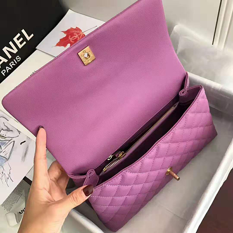 2020 Chanel flap bag with top handle