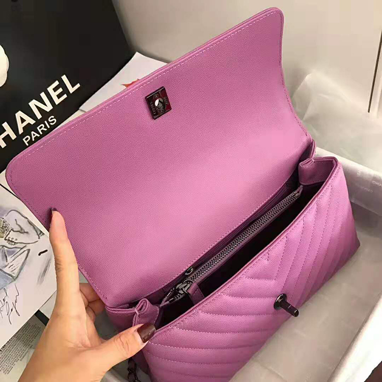 2020 Chanel flap bag with top handle