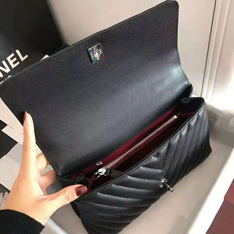 2020 Chanel flap bag with top handle