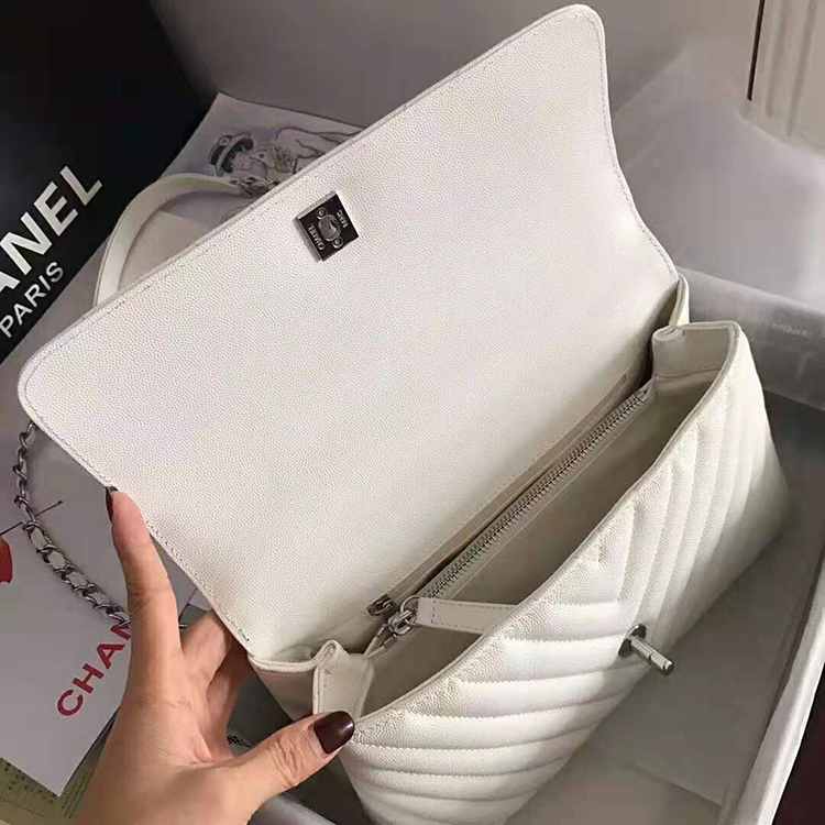 2020 Chanel flap bag with top handle