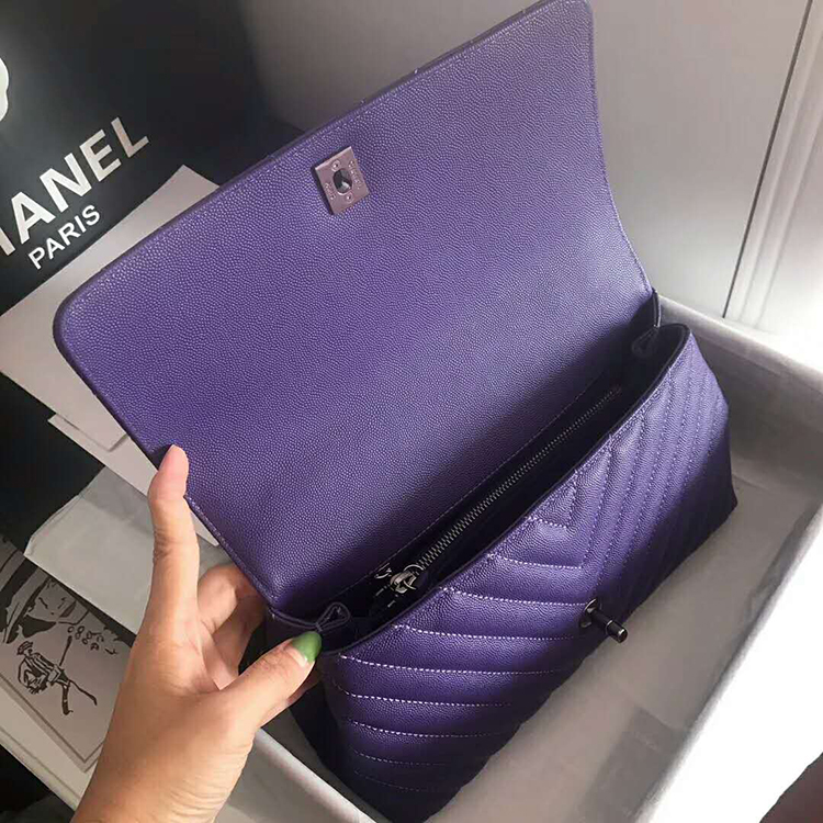 2020 Chanel flap bag with top handle