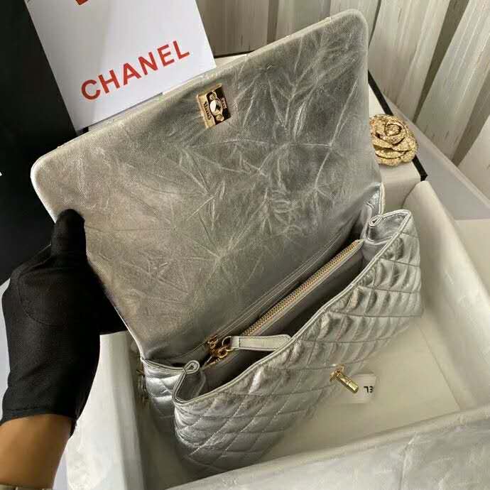 2020 Chanel flap bag with top handle