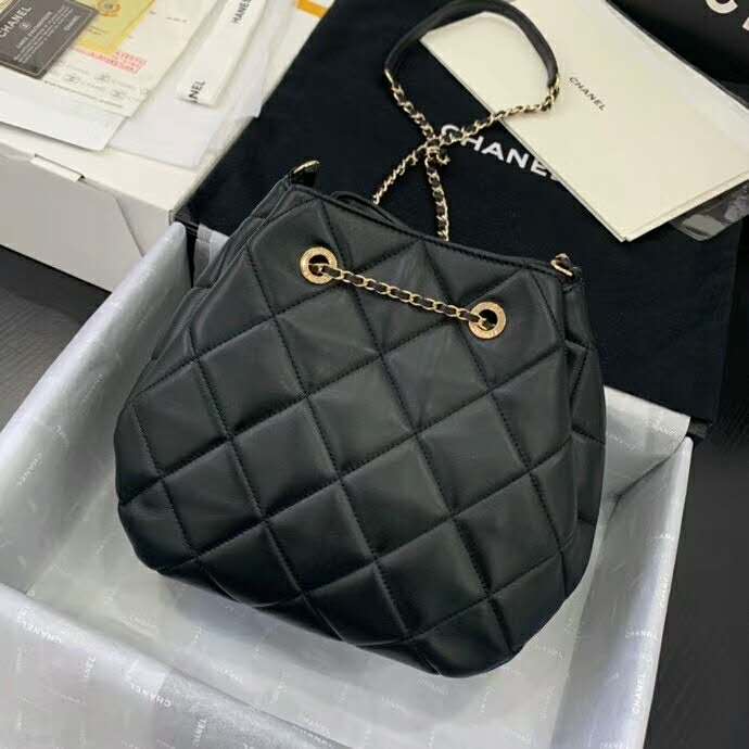 2020 Chanel large drawstring bag