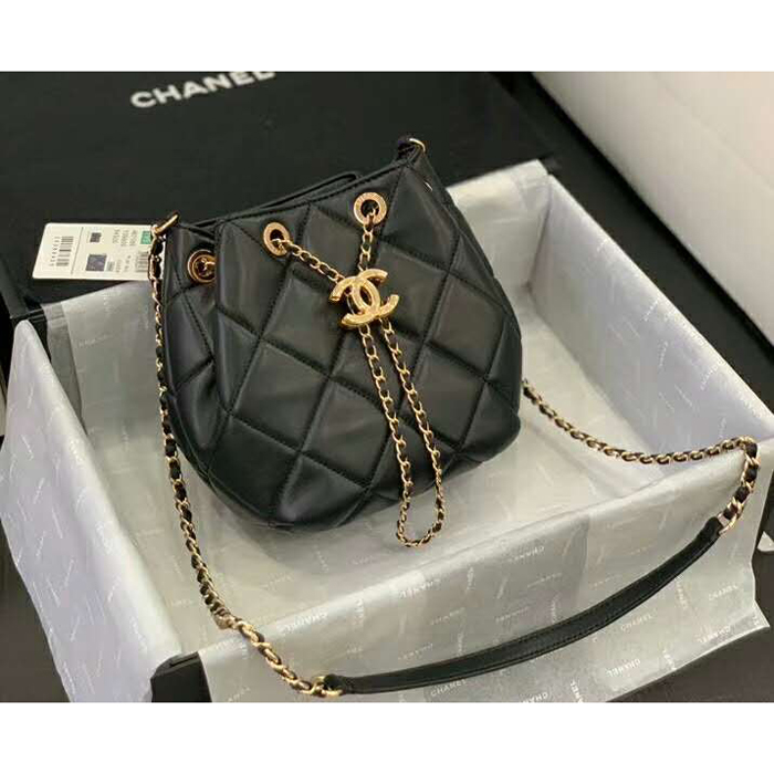 2020 Chanel small drawstring bag