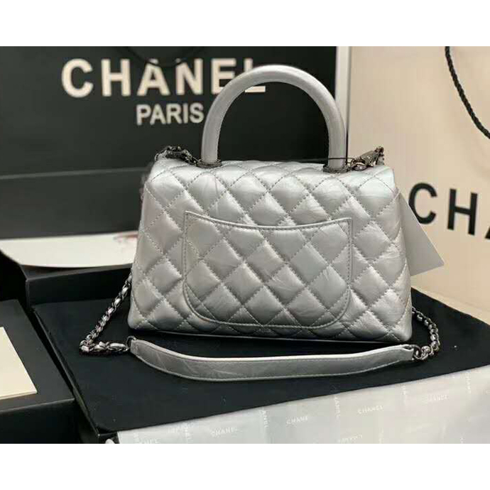 2020 Chanel small flap bag with top handle