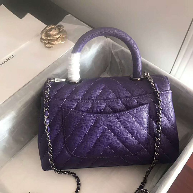 2020 Chanel small flap bag with top handle