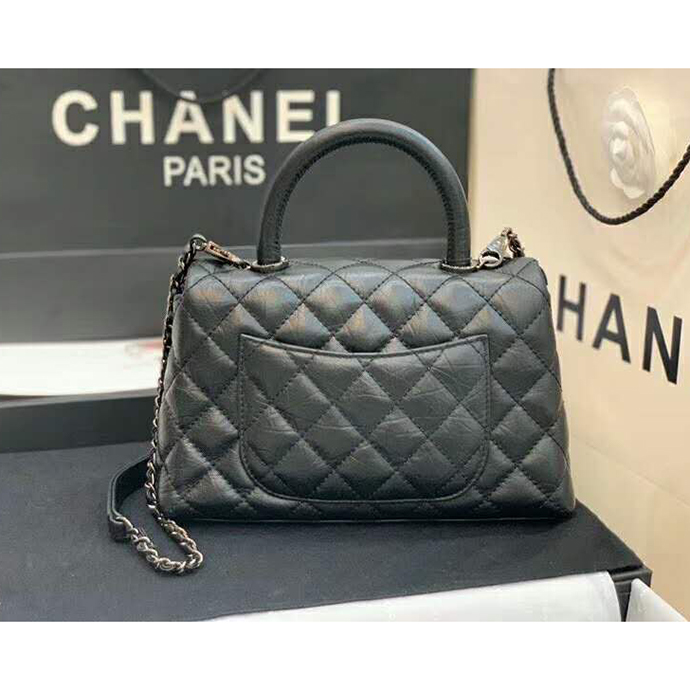 2020 Chanel small flap bag with top handle