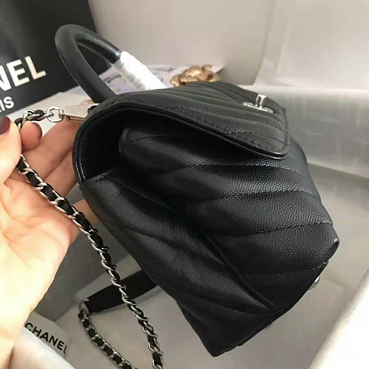 2020 Chanel small flap bag with top handle