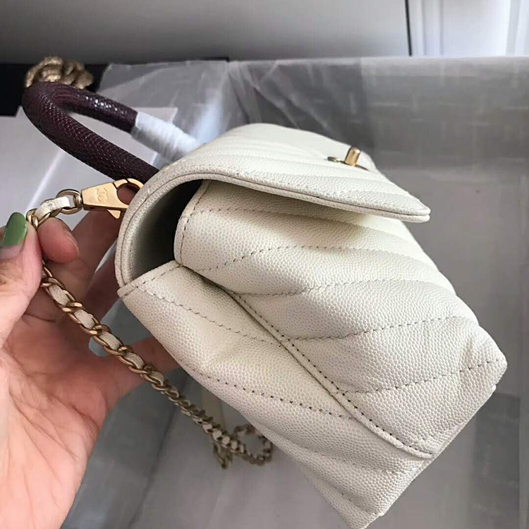 2020 Chanel small flap bag with top handle