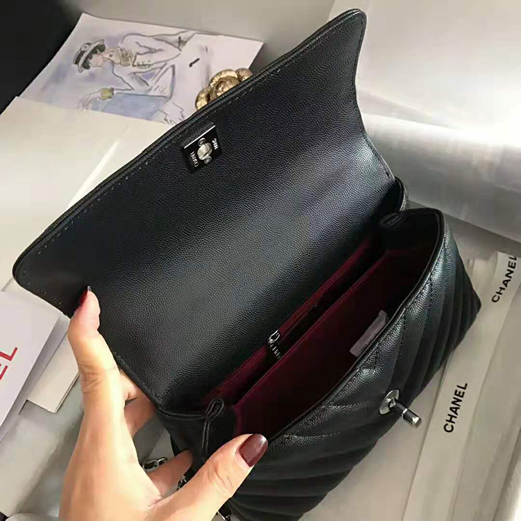 2020 Chanel small flap bag with top handle