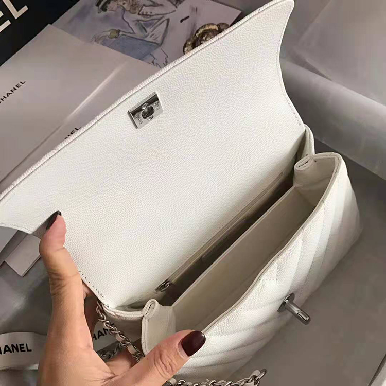 2020 Chanel small flap bag with top handle