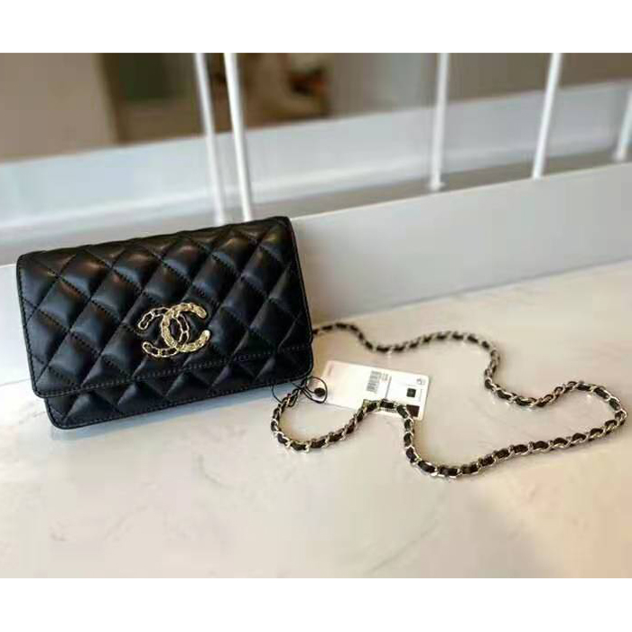 2020 Chanel wallet on chain