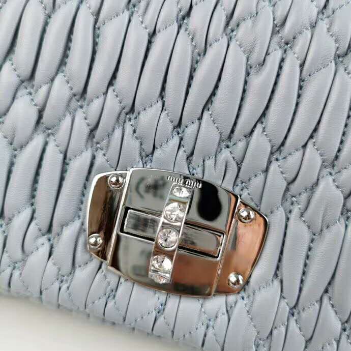 2020 LEATHER MIU MIU ICONIC CRYSTAL BAG