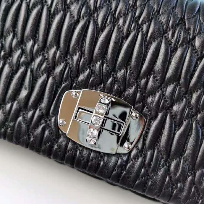 2020 LEATHER MIU MIU ICONIC CRYSTAL BAG