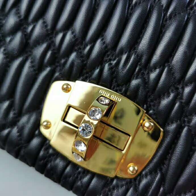 2020 LEATHER MIU MIU ICONIC CRYSTAL BAG