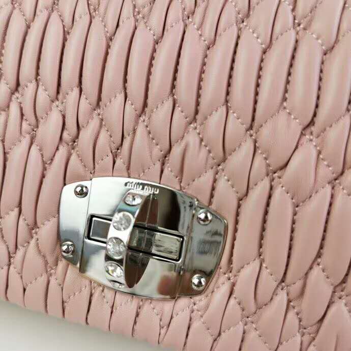 2020 LEATHER MIU MIU ICONIC CRYSTAL BAG