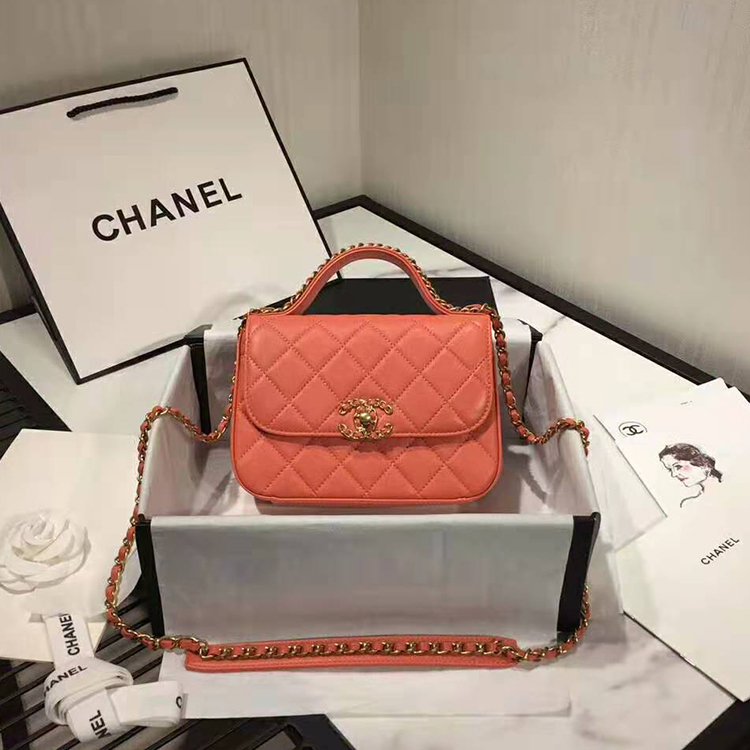 2020 chanel small flap bag with top handle